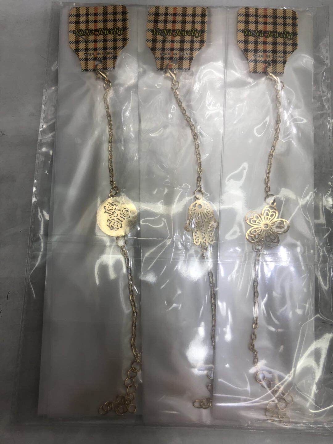 厂家直销铜电镀花片手链