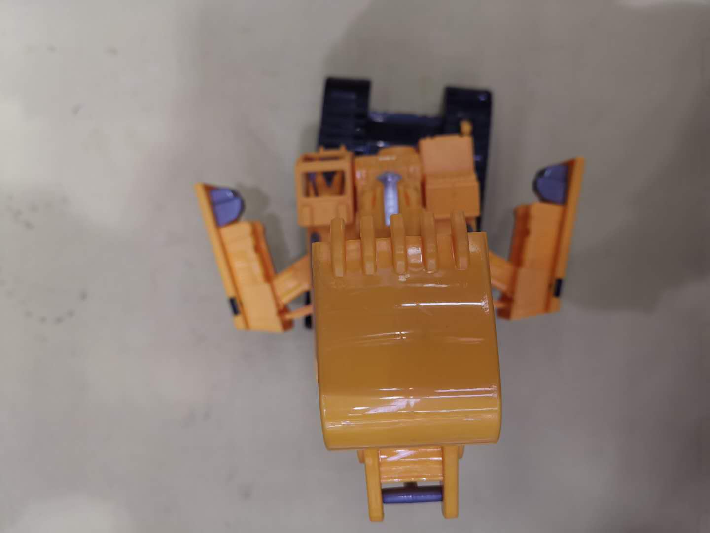 Electric toy car construction site workers' excavators, electric excavator toys details Picture