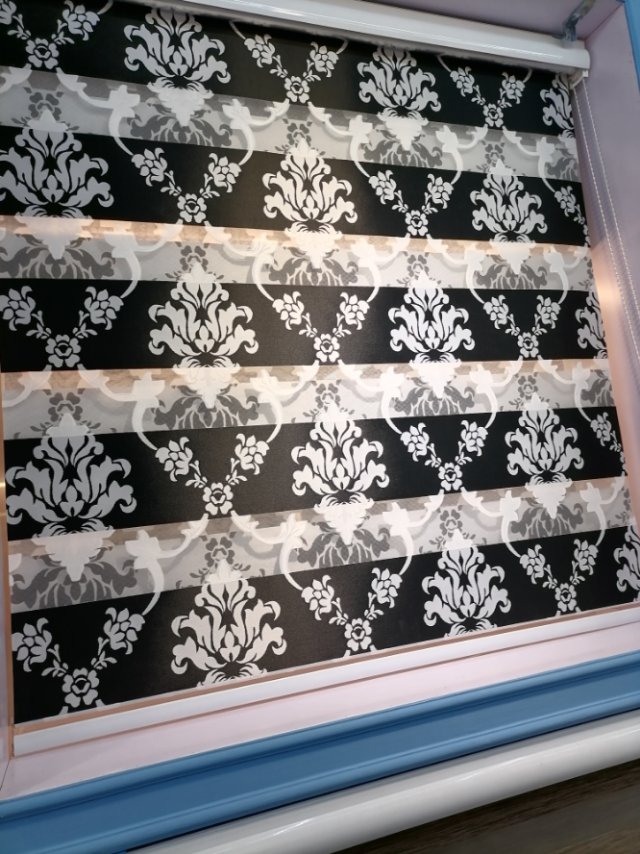 Printed Soft Gauze Blinds Roll Blinds Louver Blinds Roll Up No Punch Blinds -216