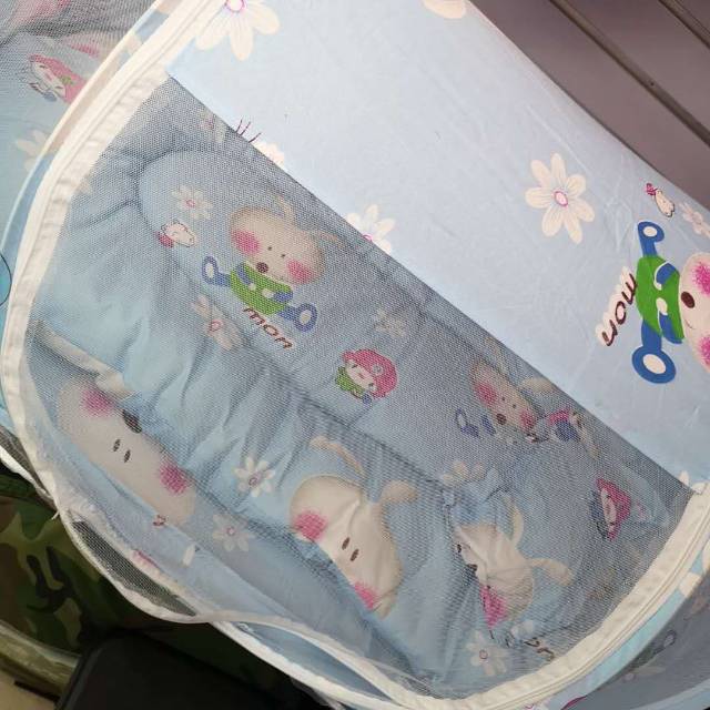 婴儿蚊帐小宝宝床新生小孩儿童防蚊罩婴儿床可折叠床上通用产品图