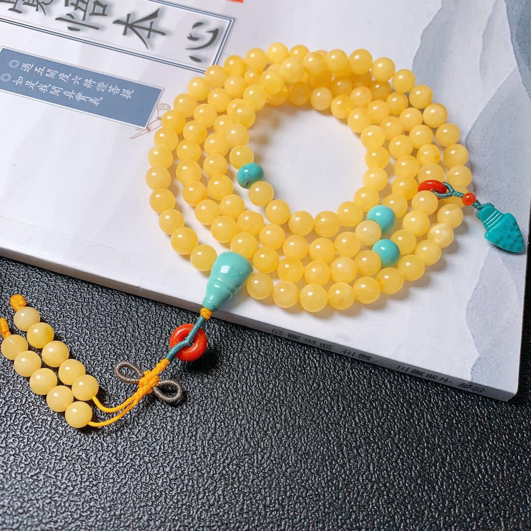 蜜蜡/手链/珠宝首饰细节图