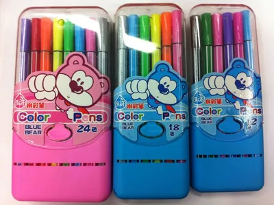 1661 Canister Multi-Color Watercolor Pen Drawing Pen Student School Supplies