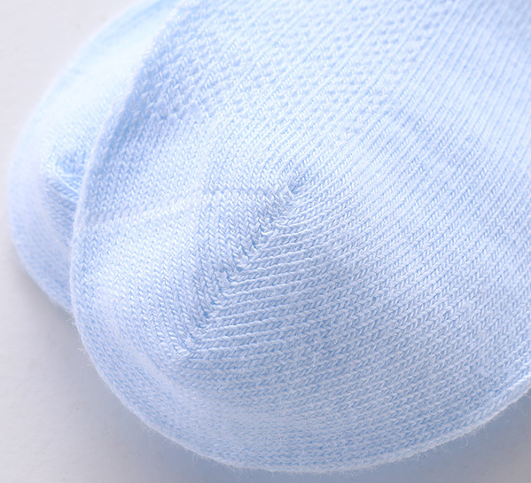 夏季新款儿童袜子薄款网眼宝宝袜纯色松口新生儿棉袜子婴童中筒袜产品图