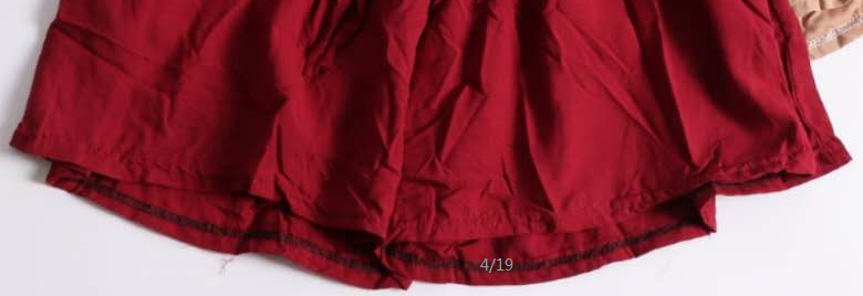 女夏季韩版光版松紧腰抽绳宽松显瘦细节图