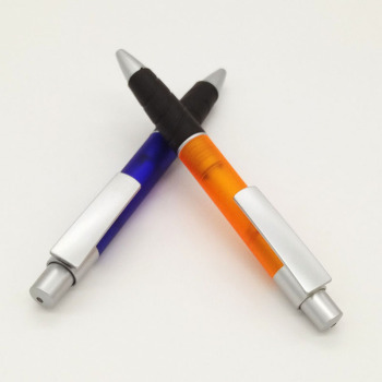 Transparent Color Pole Big Hook Plastic Office Advertising Ballpoint Pen details Picture