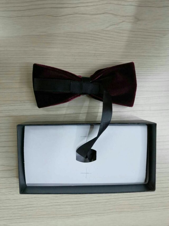 Men's foreign trade bow ties, polyester ties, formal wear ties, new trendy ties details Picture