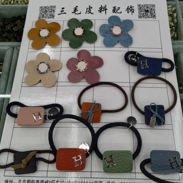 花式皮筋发卡新款