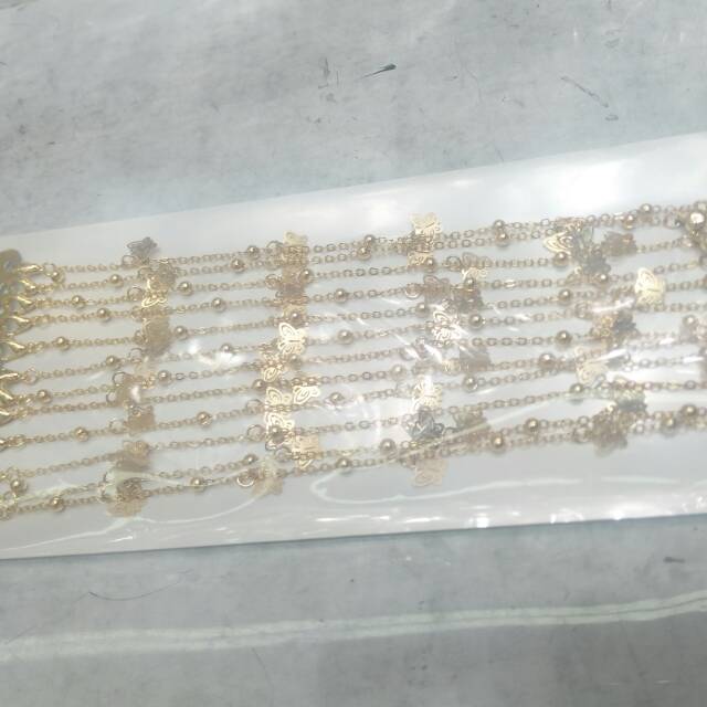 新款时尚潮设计项链脚链手链饰品细节图