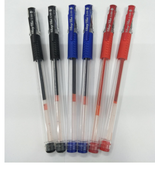 中性笔水笔学生用水性笔签字笔碳素笔芯黑色0.5mm考试黑笔红笔蓝笔产品图