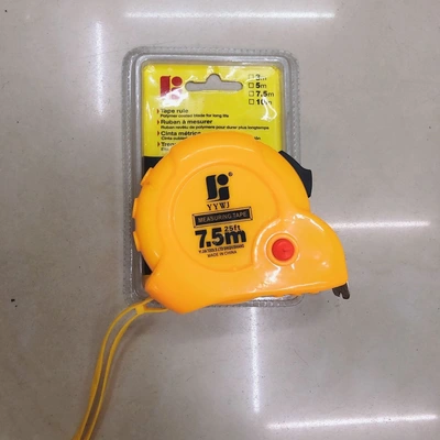 Steel Tape Measure 7.5M Thick Ring Ruler Waterproof And Rust-Proof Double-Sided High Precision Measuring Box Ruler