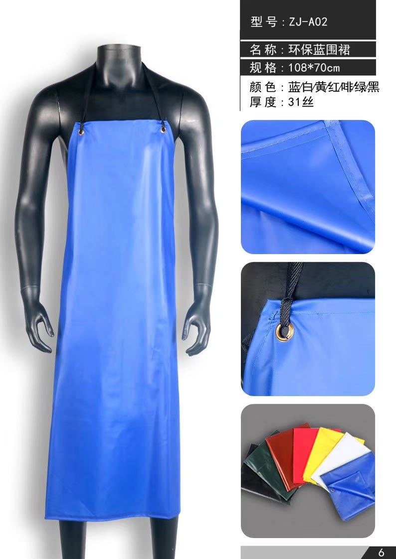 Apron for home kitchen service staff, pure cotton work clothes, fashionable for women, waterproof and oil-resistant leather apron for men