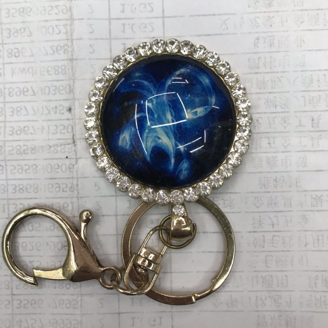 Girls handbag backpack pendant Europe and the United States popular purse European version of mythology rhine-diamond keychain thumbnail