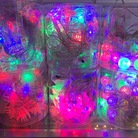LED多彩闪灯串灯圣诞节装饰灯圣诞树装饰品