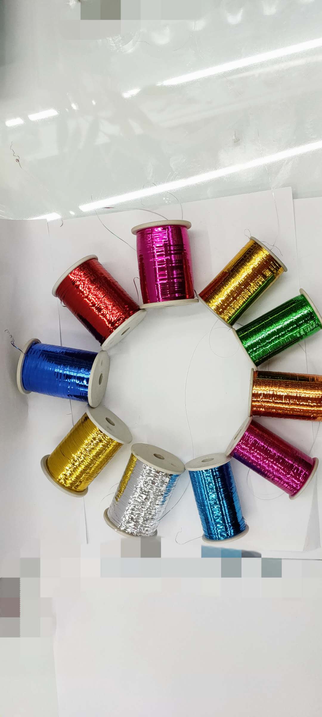 M Type Gold And Silver Wire Flat Wire. Embroidery Thread. Tie Thread. Carpet Weave Decorative Thread, Etc Specification drawing