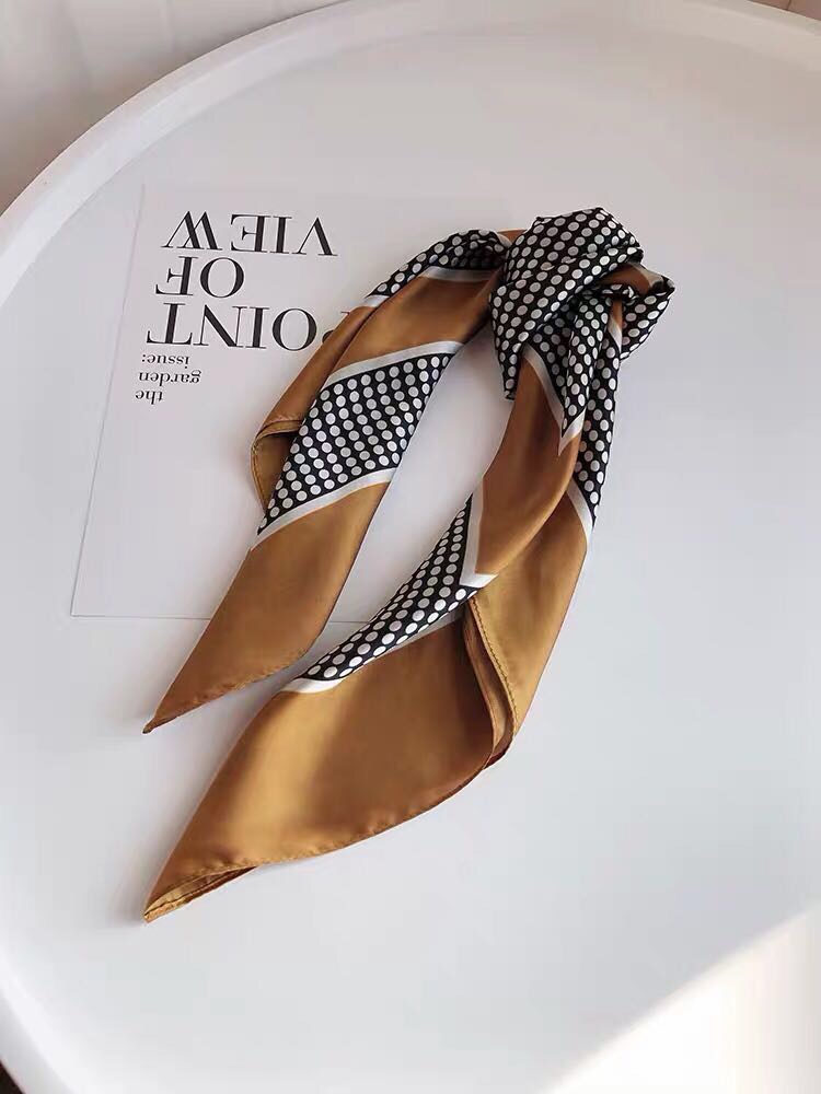 2020 New Small Scarf South Korean Small Square Scarf With Fashion Fashion Decorative Small Scarf Professional Thin Scarf details Picture