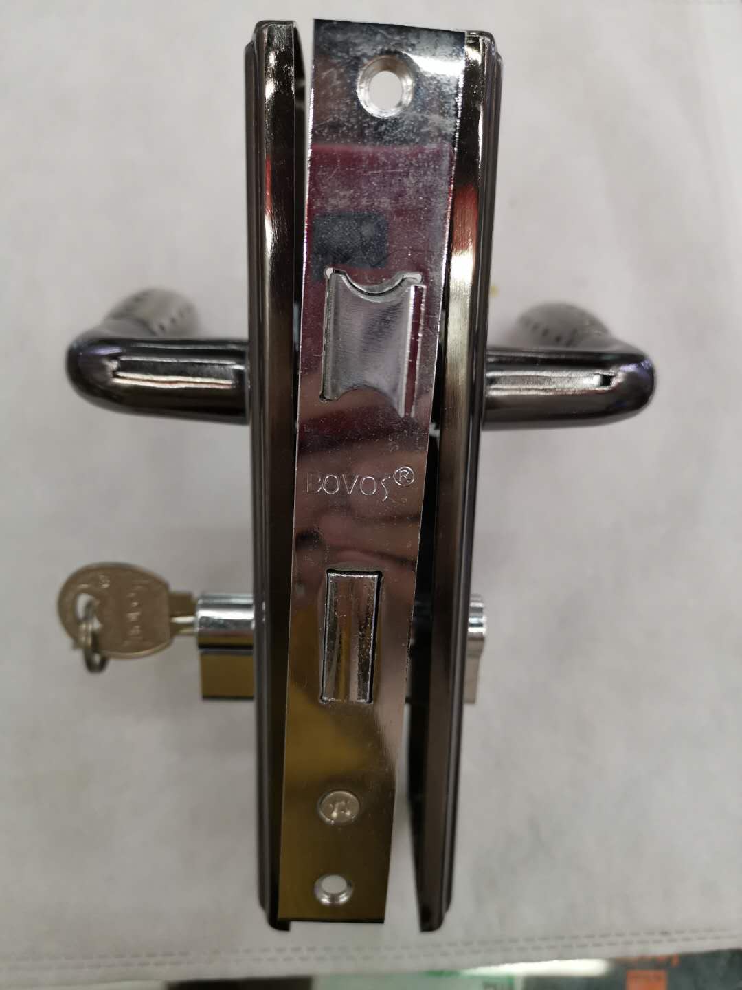All-zinc alloy indoor door lock, bedroom steel-wood door lock, solid wood door, 58 whole lock