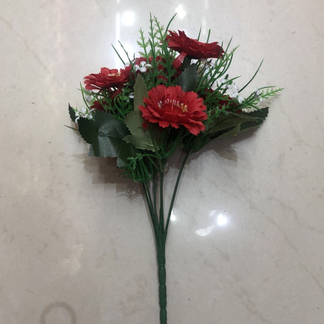 假花批发单支绢花塑料花仿真花客厅摆件装饰插花栅栏花手捧花玫瑰