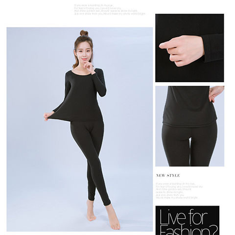 Beauty Muscle Clothing Autumn And Winter Tender Skin 37 Degrees Constant Temperature Ultra-Thin Tight Base Long Johns Specification drawing