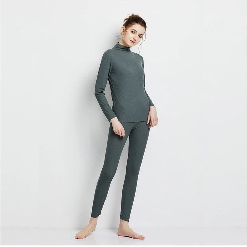 Women's thermal underwear and long Johns set for autumn and winter, basic base and body-shaping underwear details Picture