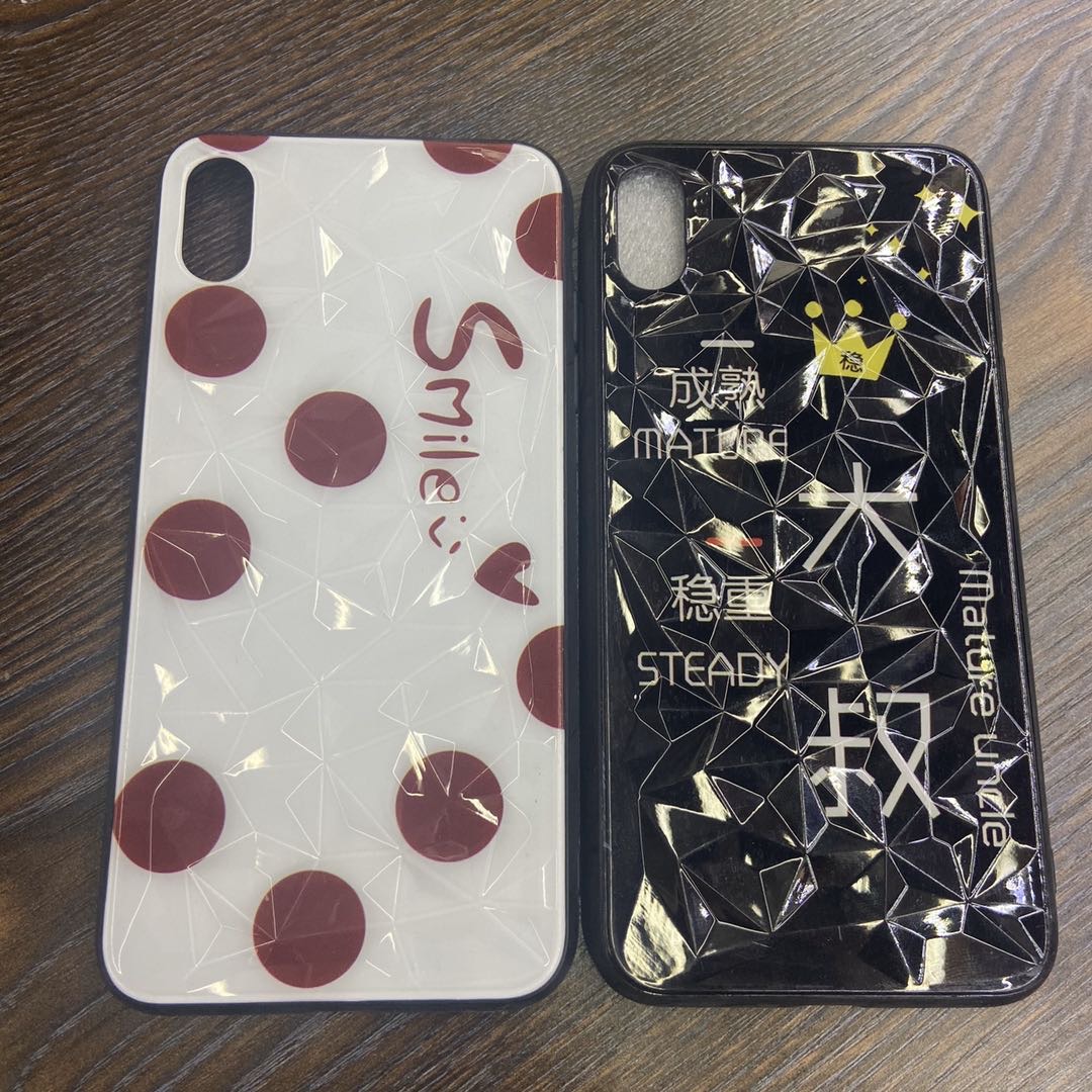 潮牌新款iphone苹果X手机壳iphone7/8plus全包硅胶软壳6Sp个性防摔钻石纹
