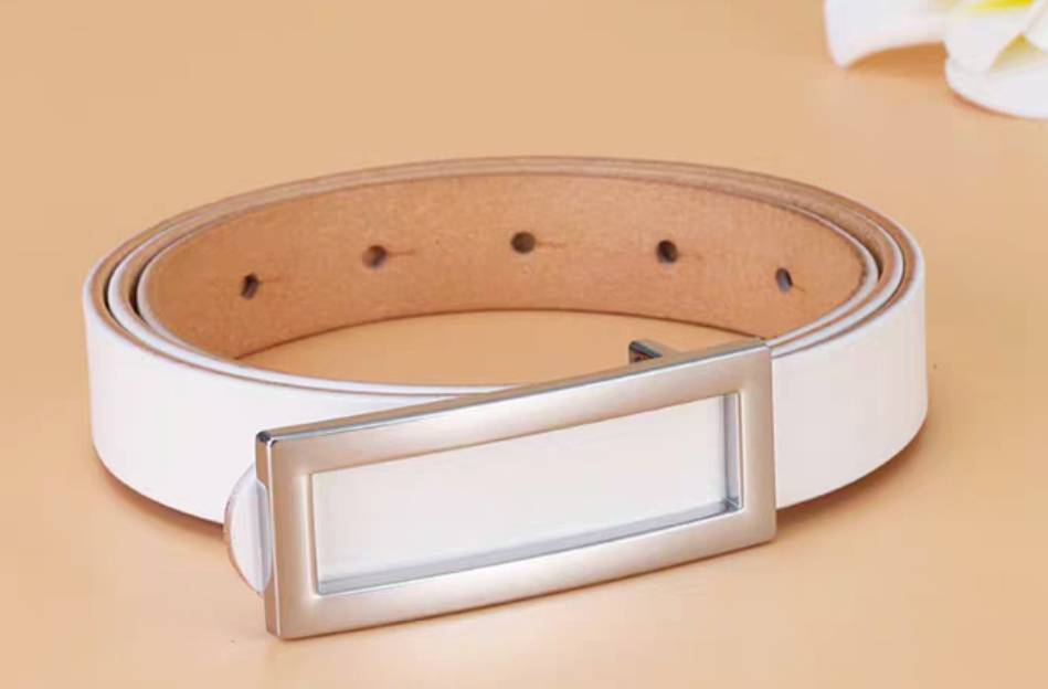 皮带女真皮简约百搭韩国白色腰带女时尚韩版头层牛皮裤带潮牛仔裤