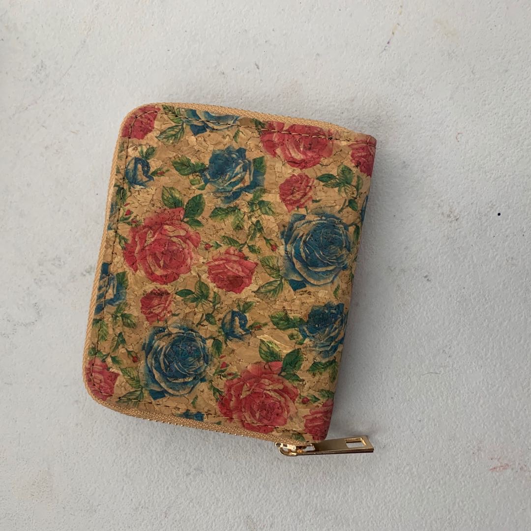 Jin Xin Small Female Wood Grain Purse Money Clip details Picture