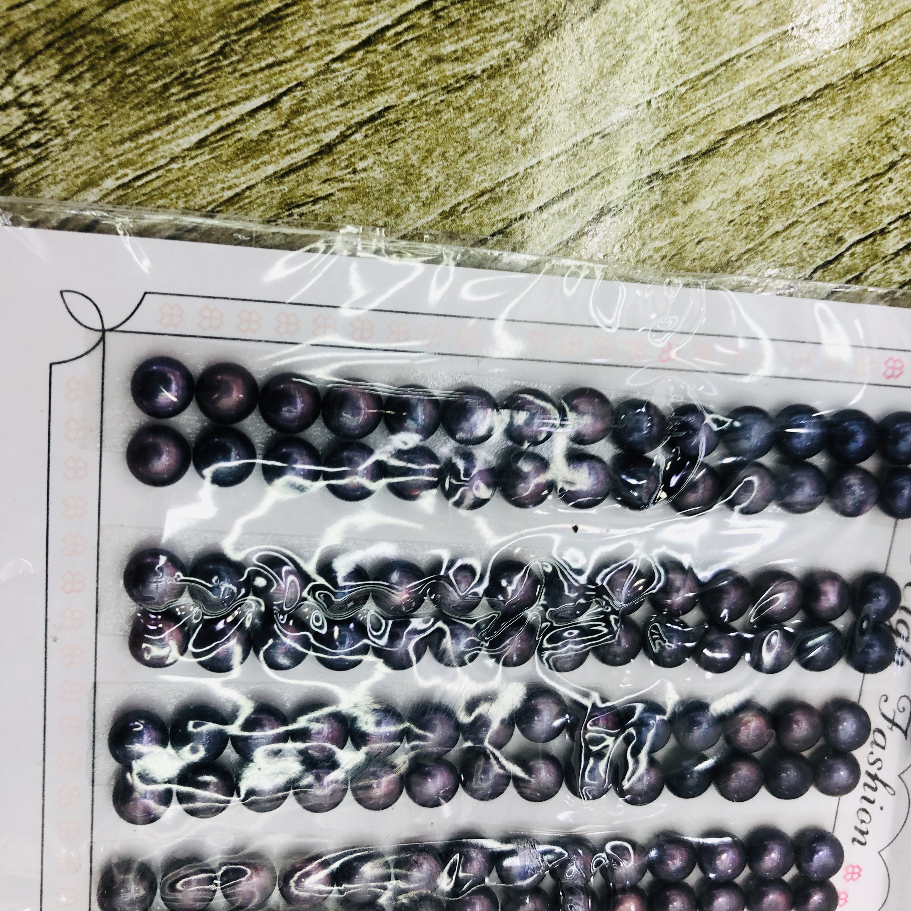 Wholesale of natural freshwater pearls, bread pearls, bare pearls, steamed bun pearls, loose pearls, semi-round pearls, self-produced and self-sold Specification image