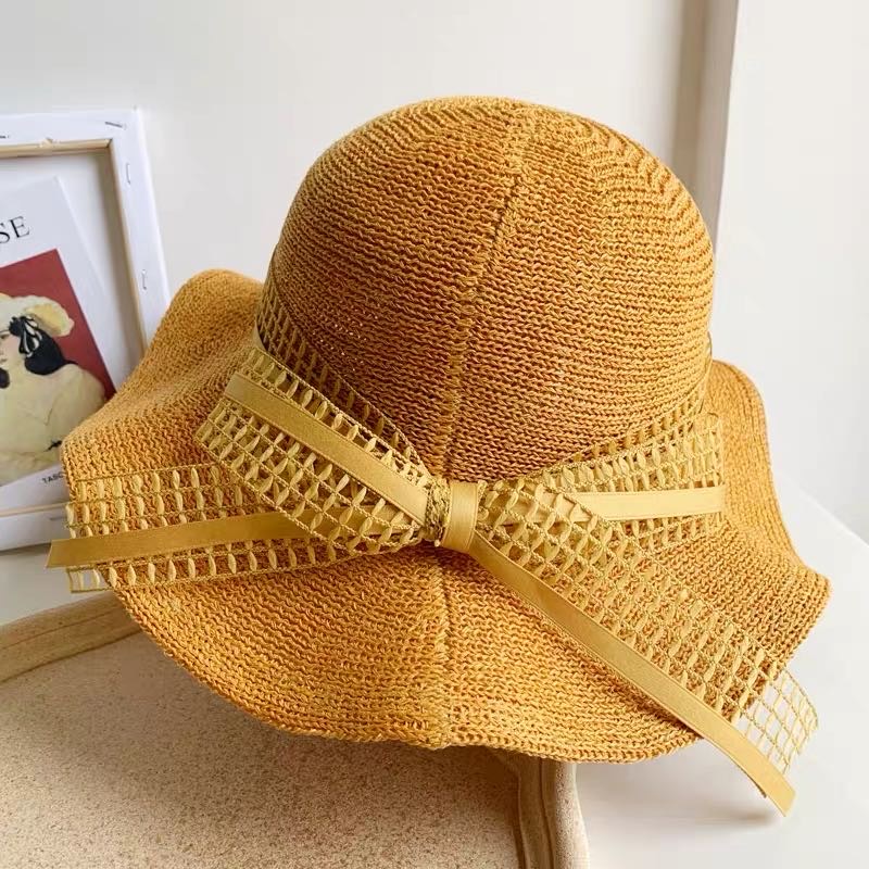 2020 New Lafite straw Hat Vacation beach Sun hat details Picture