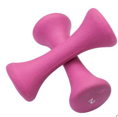 Linuo's new women's dumbbells, colored dipped dumbbells, funnels, dumbbells, fitness routines, complete collection for weight loss, arm slimming and arm shaping Specification image