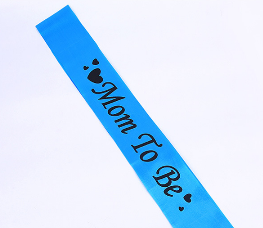 Baby sho Love single-layer Shoulder Strap Etiquette Strap Party Supplies Mom to be Strap Specification image