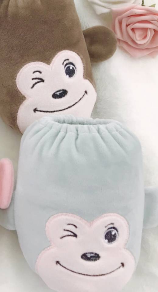 韩版可爱猴象袖套女长款工作防脏套袖儿童ins手袖头护袖短款秋冬季细节图