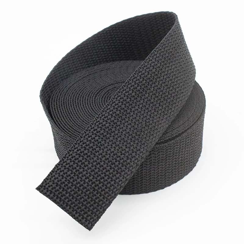 Black And White Thickened Encrypted Nylon Webbing Strap Specification drawing