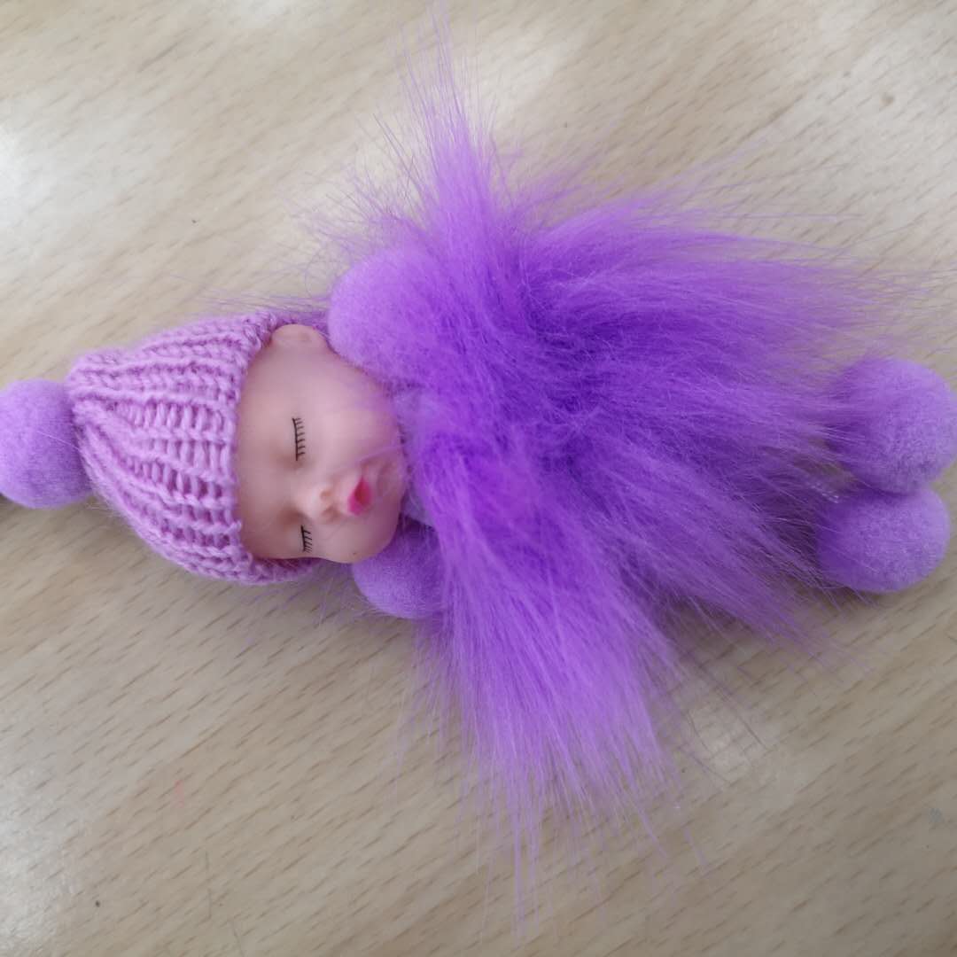 可爱超萌 睡娃毛绒挂件中性笔细节图