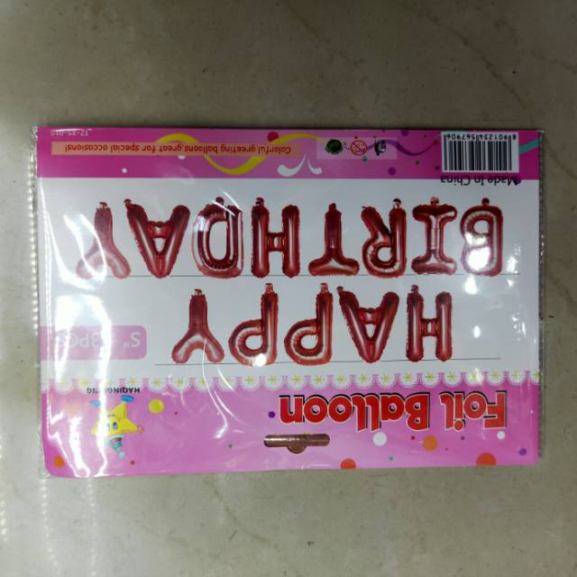 Aluminum film balloon festival toys