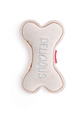 缘源园骨头形状牛皮系列发声动物玩具