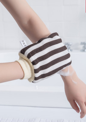 Strong Bath Rub Back Artifacts Korean Bath Towel Double Sided Gloves Back Rub Mud Men's And Women's Bath Brushes