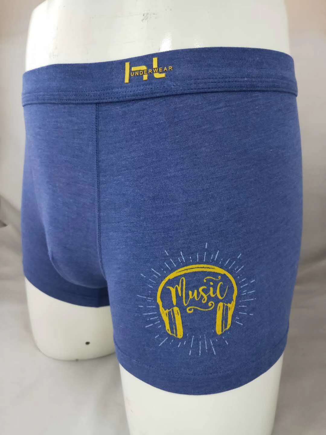 Men's Underwear Men's Cotton Breathable Comfort U Raised Boxers Boxers Men's Fashion Shorts Head details Picture