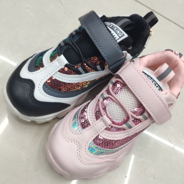 童鞋老爹鞋春秋新款系带透气大童休闲鞋百搭女运动鞋新款休闲运动透气鞋学生鞋男女童鞋时尚