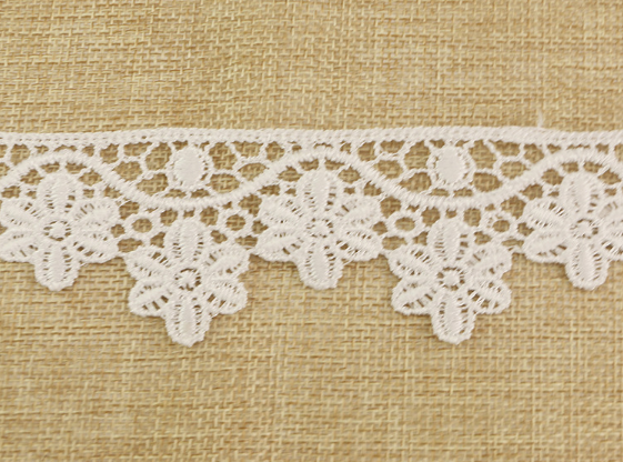 Lace milk thread barcode computer embroidery factory direct sales water-soluble lace
