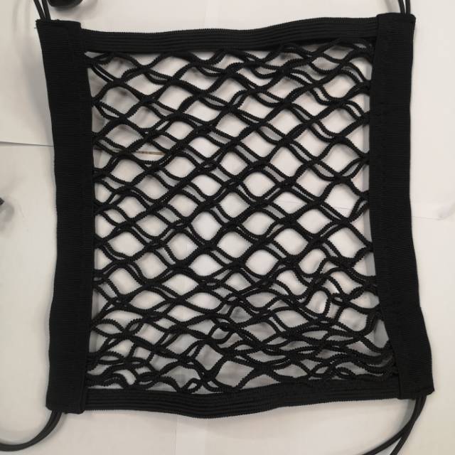 Black mesh bag for multi-functional storage cab Specification image