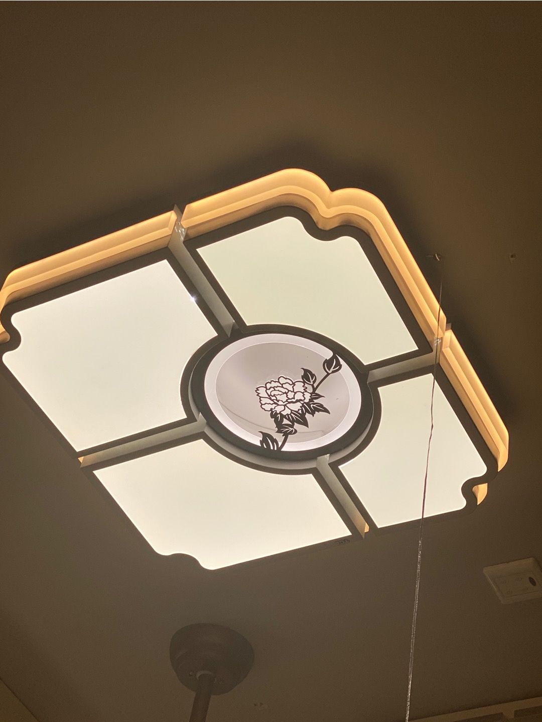 National trend TCL bedroom lamp, new Chinese-style ironwork home energy-saving smart lamp Specification image