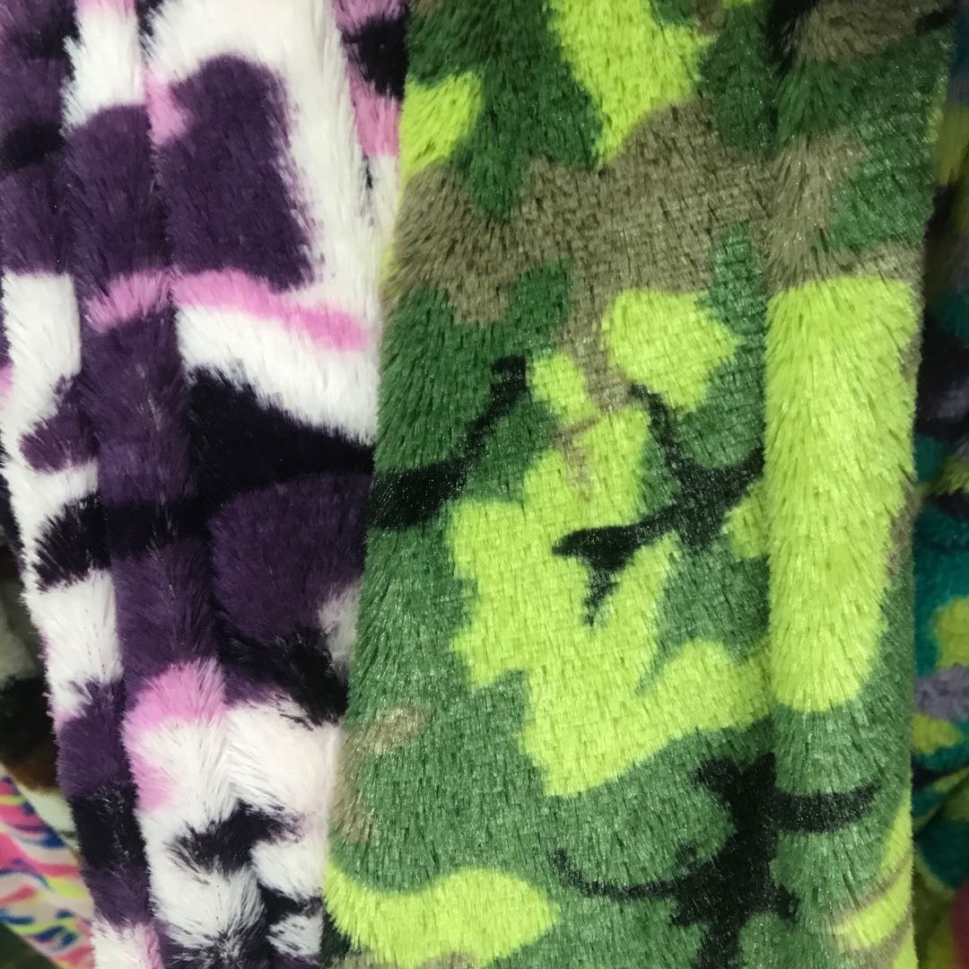 Camouflage Velvet Soft Comfortable Clothing Crafts Toy Headwear Specification drawing