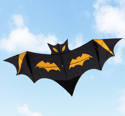 Bat kite black bat kite front pole kite easy flying kite (minimum of 100 batches)