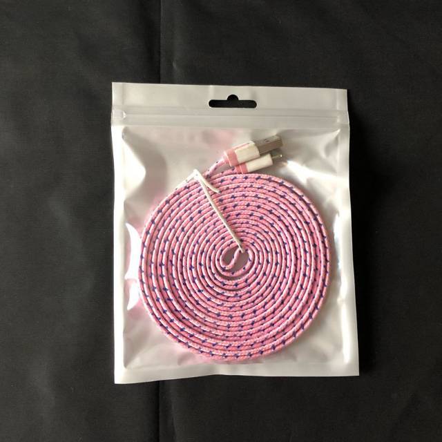 Pearlescent Film Yin Yang Bone Bag Translucent Plastic Bag Mobile Phone Case Bag Pearlescent Bag Data Line Bag