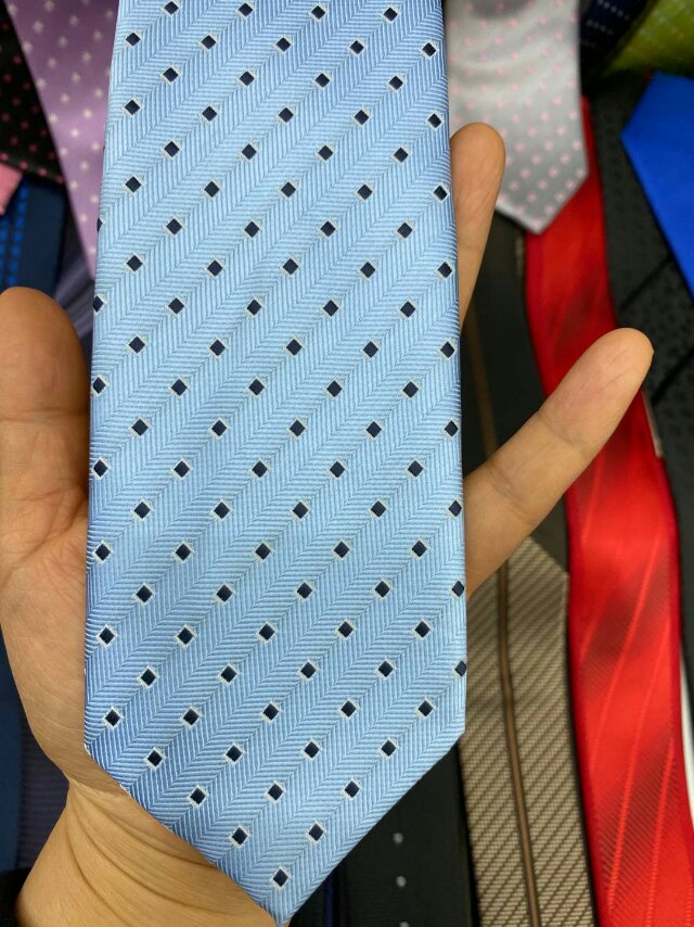 Sun Shark knitted Tie New Style Polyester Tie Men's New style Factory Direct sales Specification image