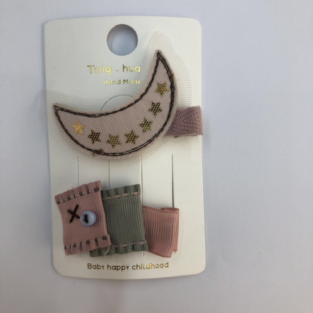Korean-style fashionable children's hairpin, little girl moon headband