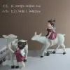 Origin, source, office, living room, creative decorative items, girls' gifts, cartoon girls, deer decorative display handicrafts details Picture