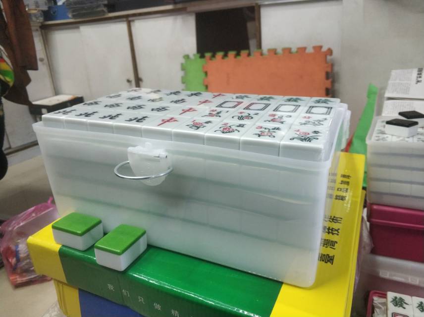 Bamboo Mahjong Train Mahjong Outdoor Hand Mahjong Will Be Bamboo Mahjong Specification drawing
