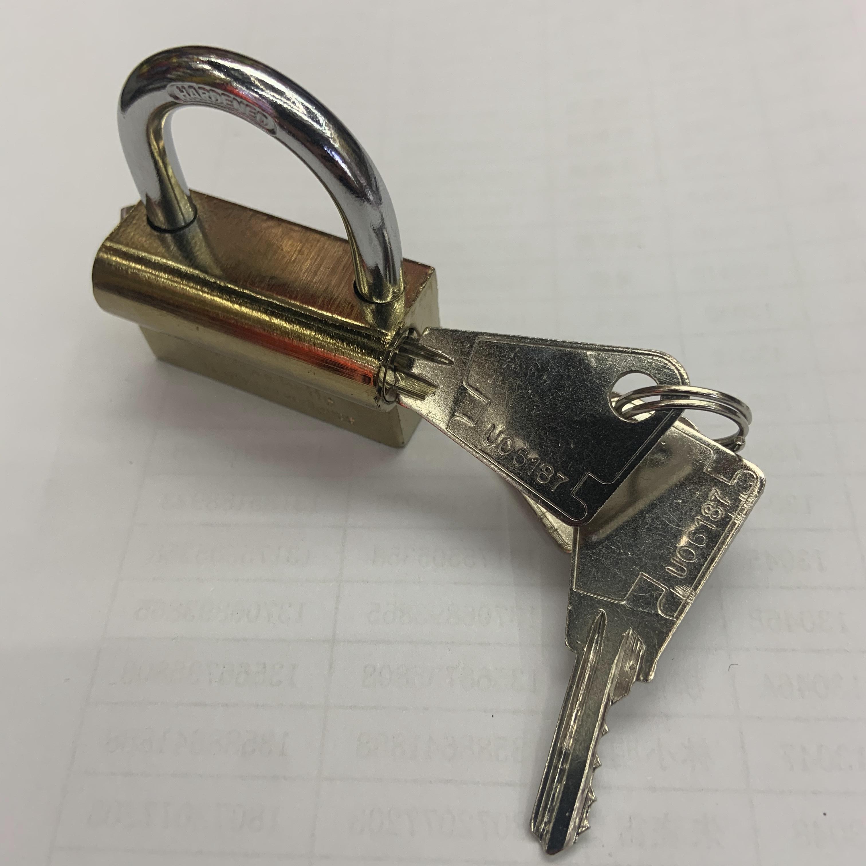 专用防盗锁铜锁心防撬防锈防水挂锁细节图