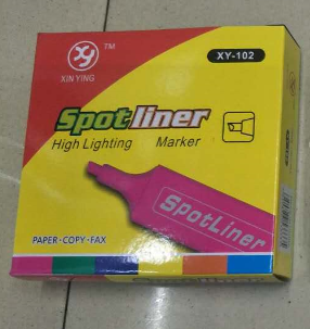 Beauty Pen Industry Office Culture Writing Instrument Single-Head Highlighter Marker Pen Express Pen Color Combination Tasteless Candy Color Bright Glitter Students Use To Remember Key Points Specification drawing